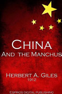 China and the Manchus book cover
