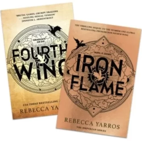 (Combo) Fourth Wing + Iron Flame (Paperback) by Rebecca Yarros